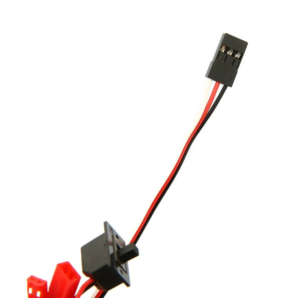 Portable DIY Mini Car Boat Using Bidirectional 30A Miniature Brushed ESC Electric Speed Controller with Brake Easy Install