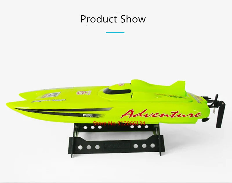 40KM/H Electric High Speed RC Speedboat 53CM Large Two-way Navigation Anti-Collision 2.4G RC Racing Boat Waterproof  Water Game