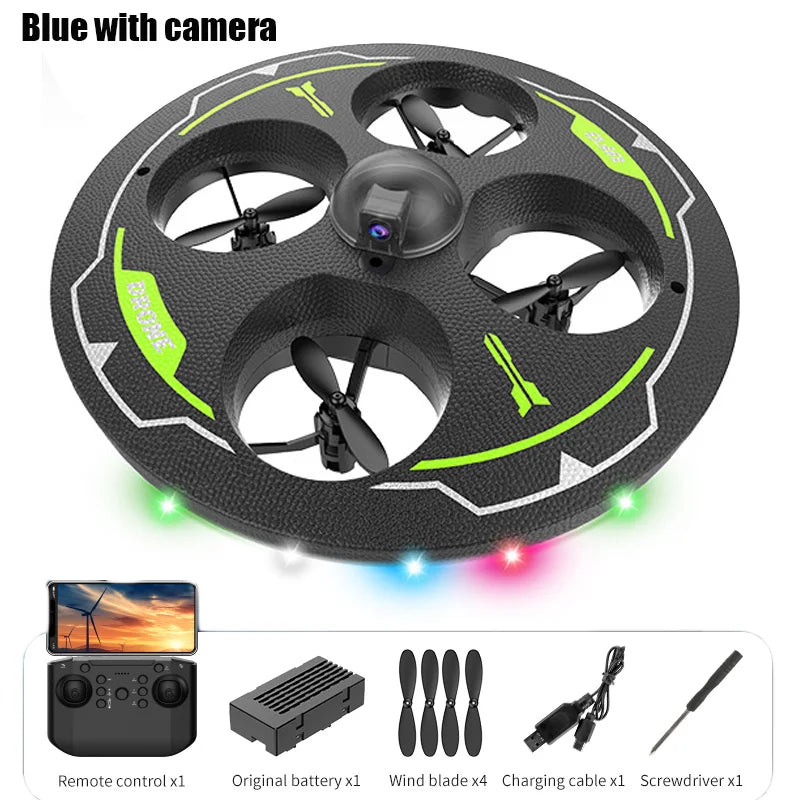 RC Drone with Camera Foam UAV Ufo Intelligent Obstacle Avoidance Aerial Aircraft Mini Helicopter Dron Toys for Kids Christmas