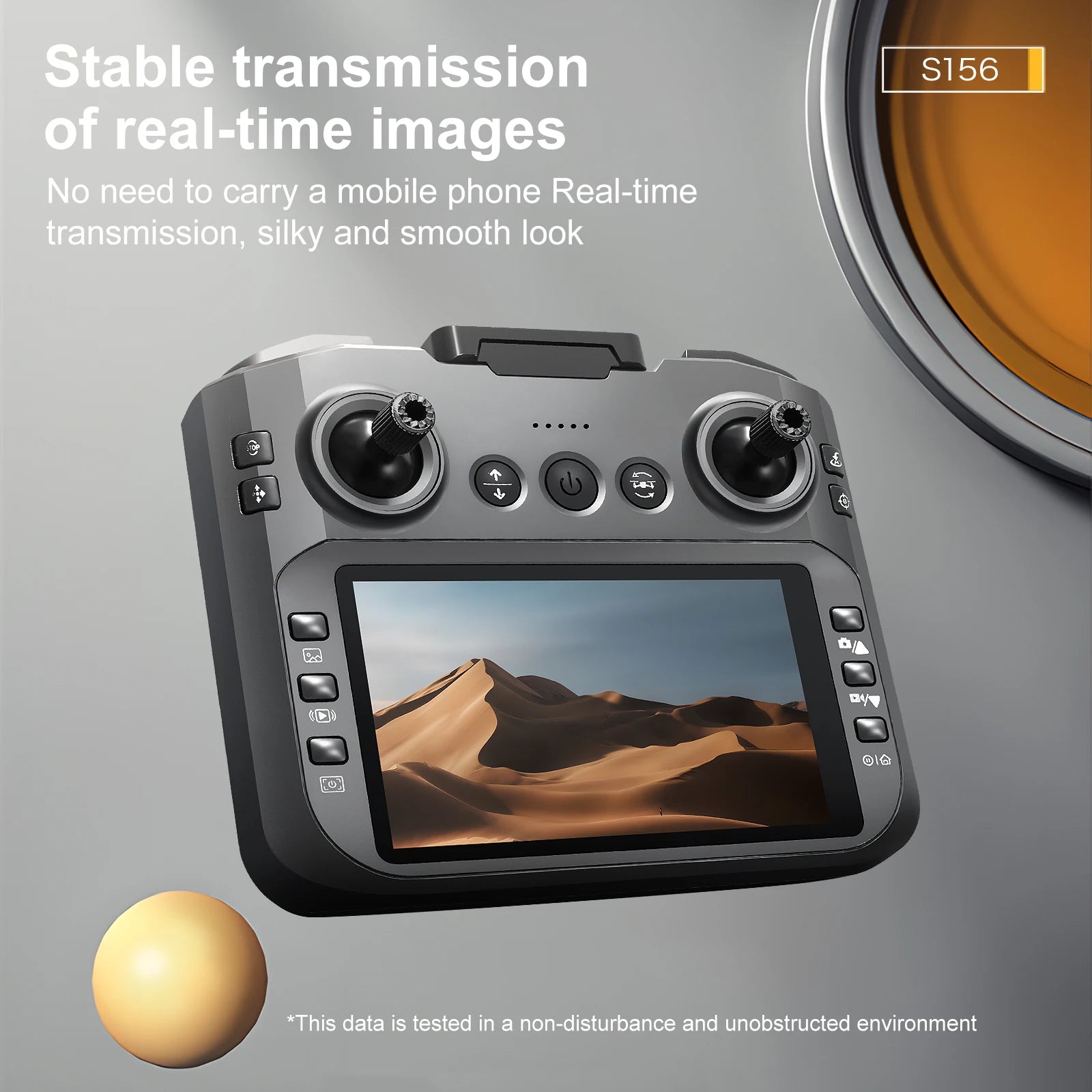 S156 RC Crossing Drone Aerial Vehicle With HD Display Screen Four Axis Brushless Optical Flow Remote Control Aircraft Large Size