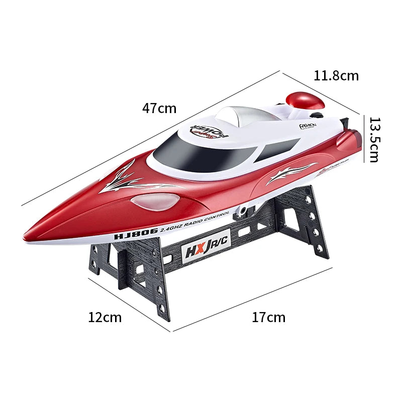 RC Speedboat 2.4G 35KM/H High Speed Electric Boats With Seal Waterproof  Motor Remote Control Racing Ship Outdoor Boats Toys