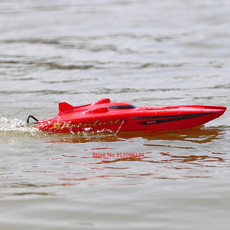 40KM/H Electric High Speed RC Speedboat 53CM Large Two-way Navigation Anti-Collision 2.4G RC Racing Boat Waterproof  Water Game