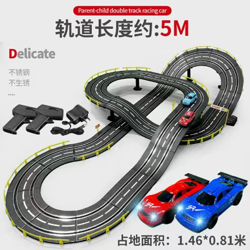 Hot selling electric remote-controlled track racing toys for large-scale track competitions 8-10 parent-child interactive toys
