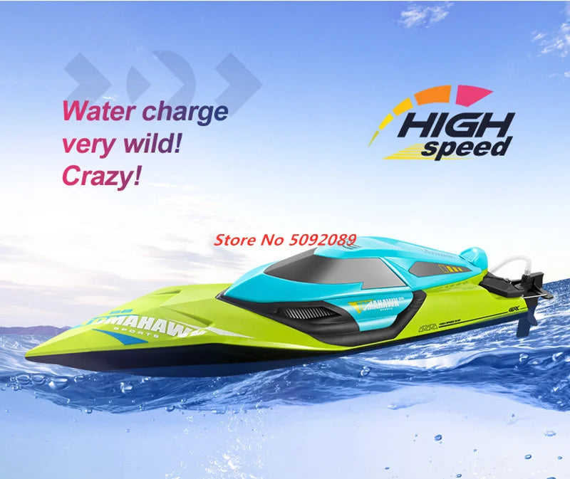 70KM/H High Speed 50CM Big 200M Remote Control Ship Boat Rowing Waterproof Capsize Reset RC Racing Boat Speedboat Add Carry Bag