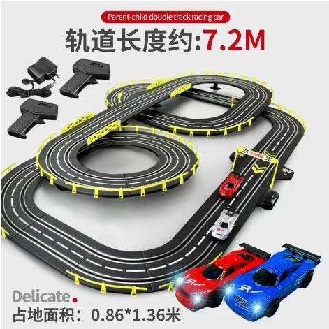 Hot selling electric remote-controlled track racing toys for large-scale track competitions 8-10 parent-child interactive toys