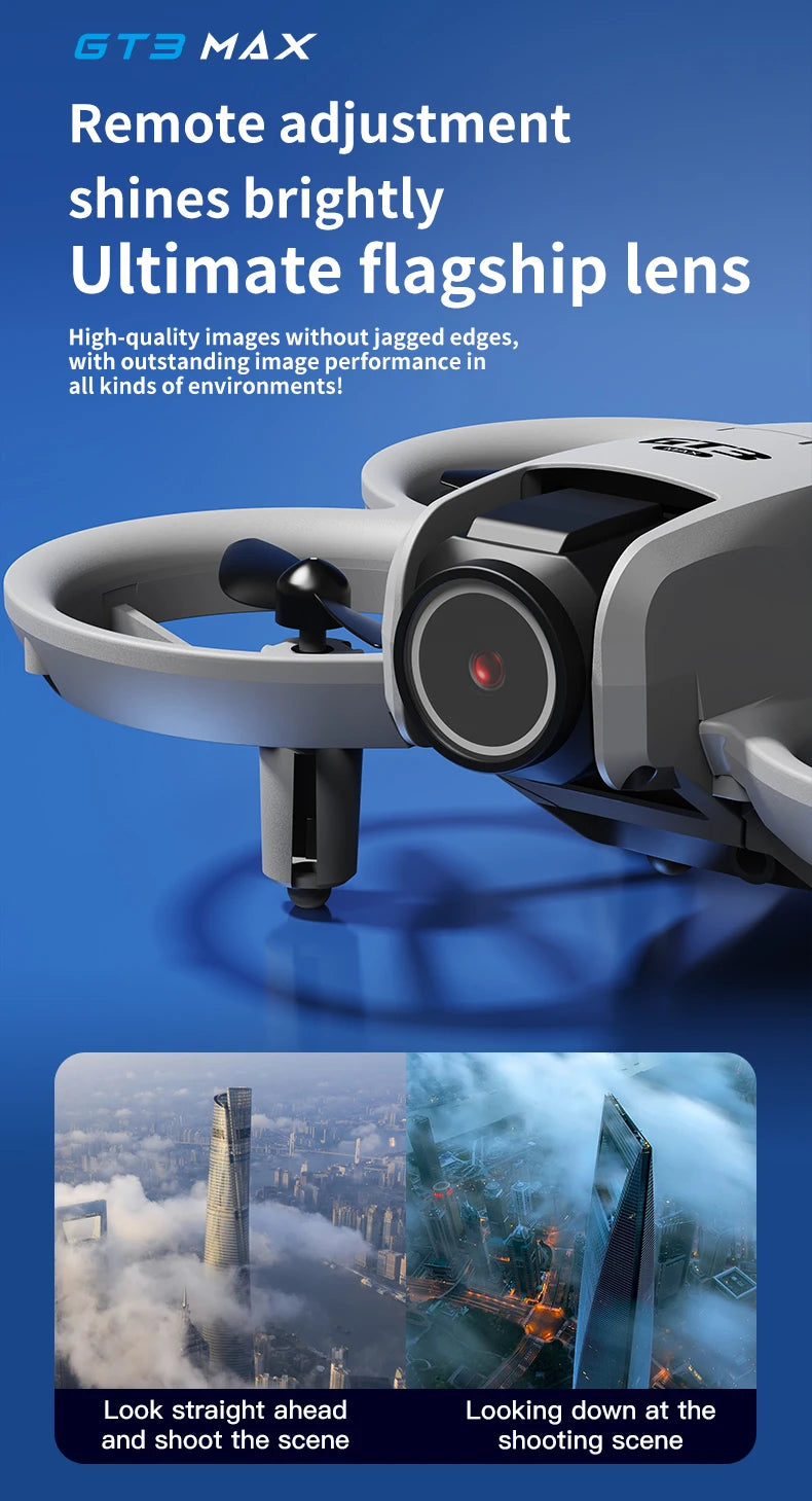 GT3 MAX Mini Drone 5G GPS Professional 8K HD Aerial Photography Remote Control Aircraft HD Dual Camera Quadcopter boy Toys Gifts
