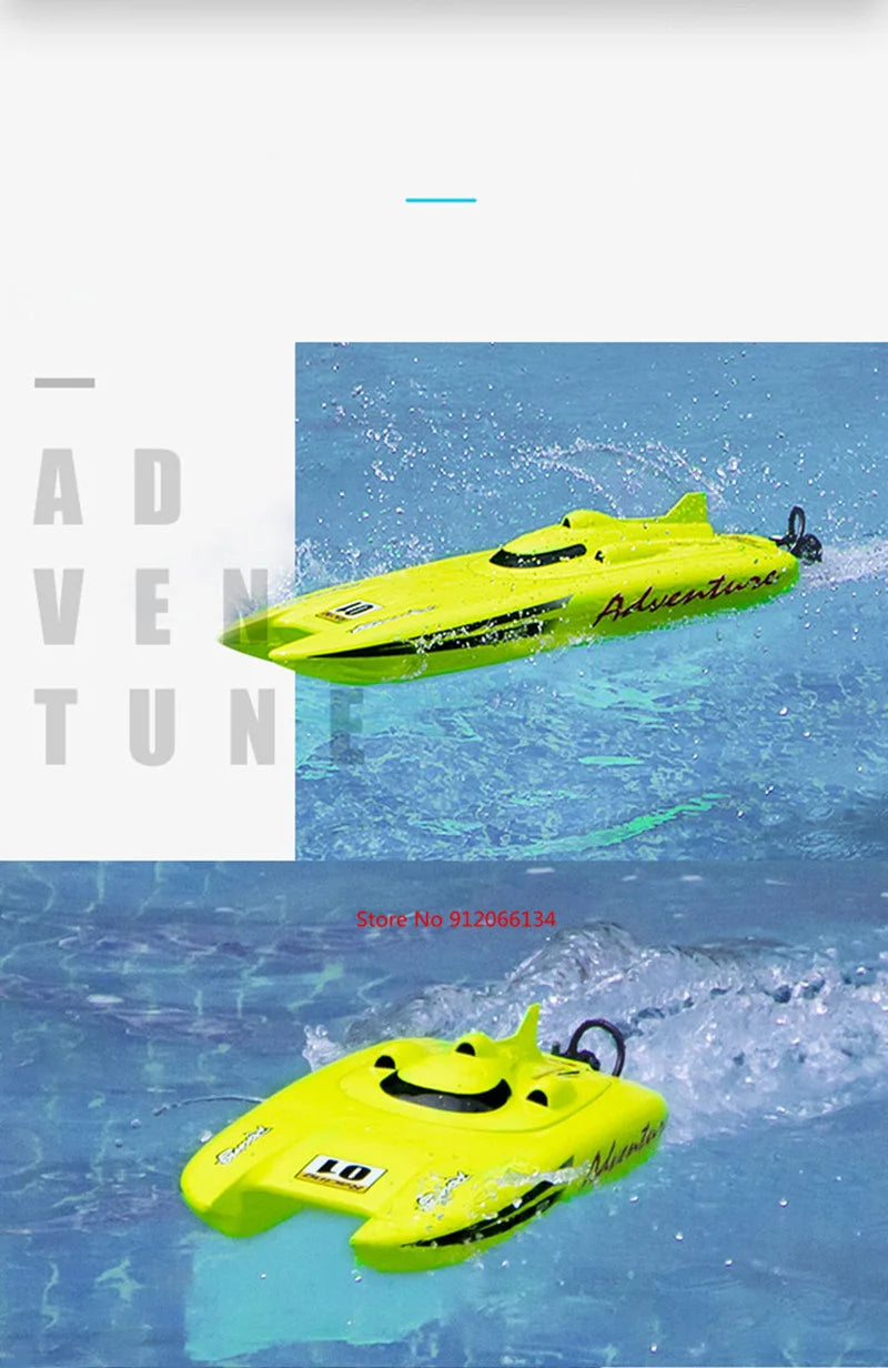 40KM/H Electric High Speed RC Speedboat 53CM Large Two-way Navigation Anti-Collision 2.4G RC Racing Boat Waterproof  Water Game