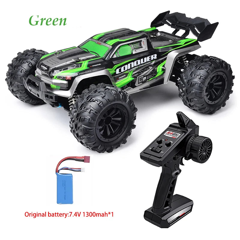 parkten RC Cars 2.4G 50 KM/H High Speed Racing With LED 4WD Drift Remote Control Off-Road 4x4 Truck Toys for Adults And Kids