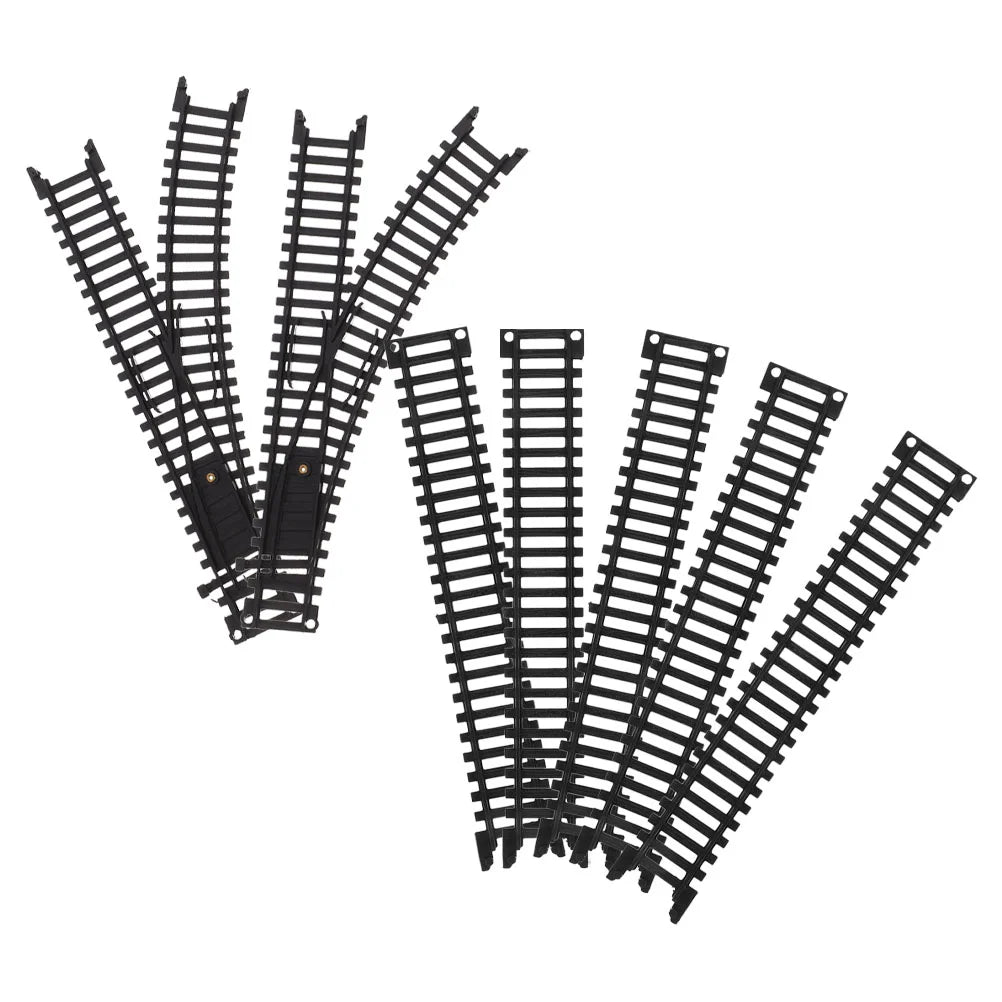 1 Set City Train Track Set Straight Tracks Road Building Toy Toy Train Plastic Train Track Model Railroad Tracks and Train Track
