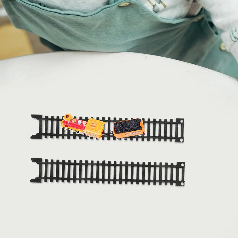 1 Set City Train Track Set Straight Tracks Road Building Toy Toy Train Plastic Train Track Model Railroad Tracks and Train Track