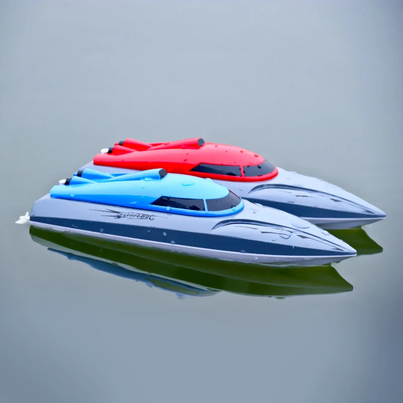 Rc Boat 20Km/h Remote Control Speedboat Dual Motor Radio-Controlled Racing Ship for Pools and Lakes Simulated Model Kids Gift