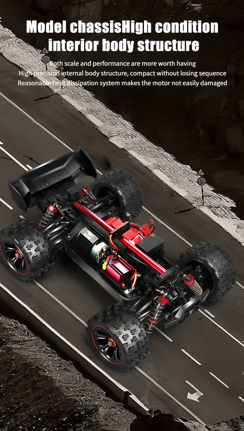 4WD 1:16 85KM/H Super Brushless 50KM/H Brushed RC Car 4x4 Off Road Remote Control High Speed Drift Racing Truck Toy Kids Adults