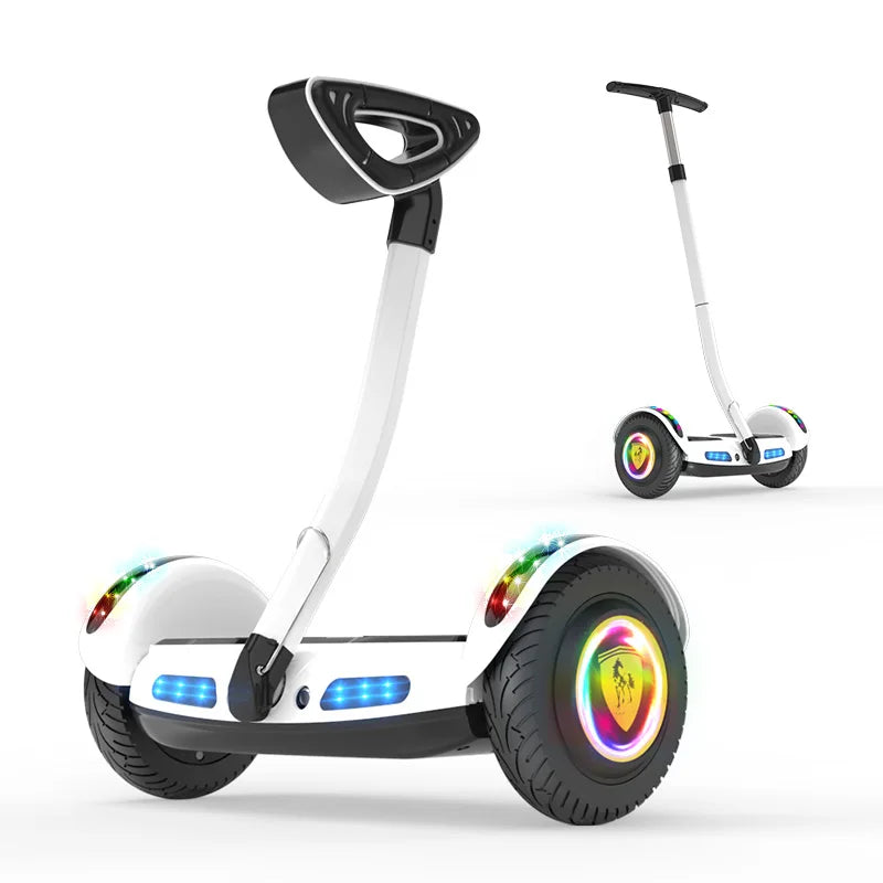 High Quality 36V Lithium Battery HoverBoard 8inch Bluetooth Self-Balancing Electric Scooter With Steering Handle