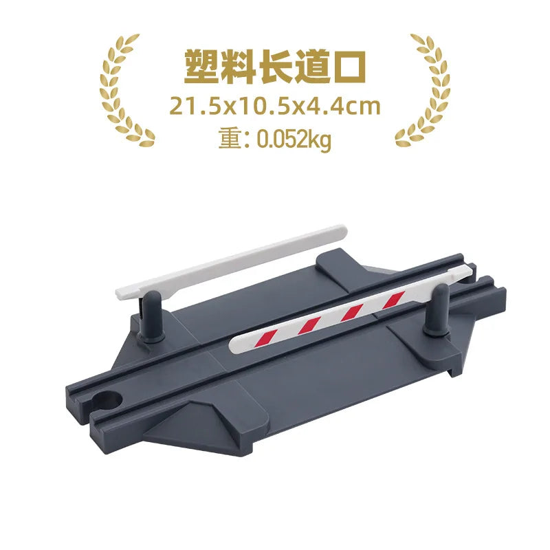 Wooden Train Tracks Accessories set Wood Railway Tracks Wooden Bridge Tunnel fit for Wood Tracks Toys Educational Toys