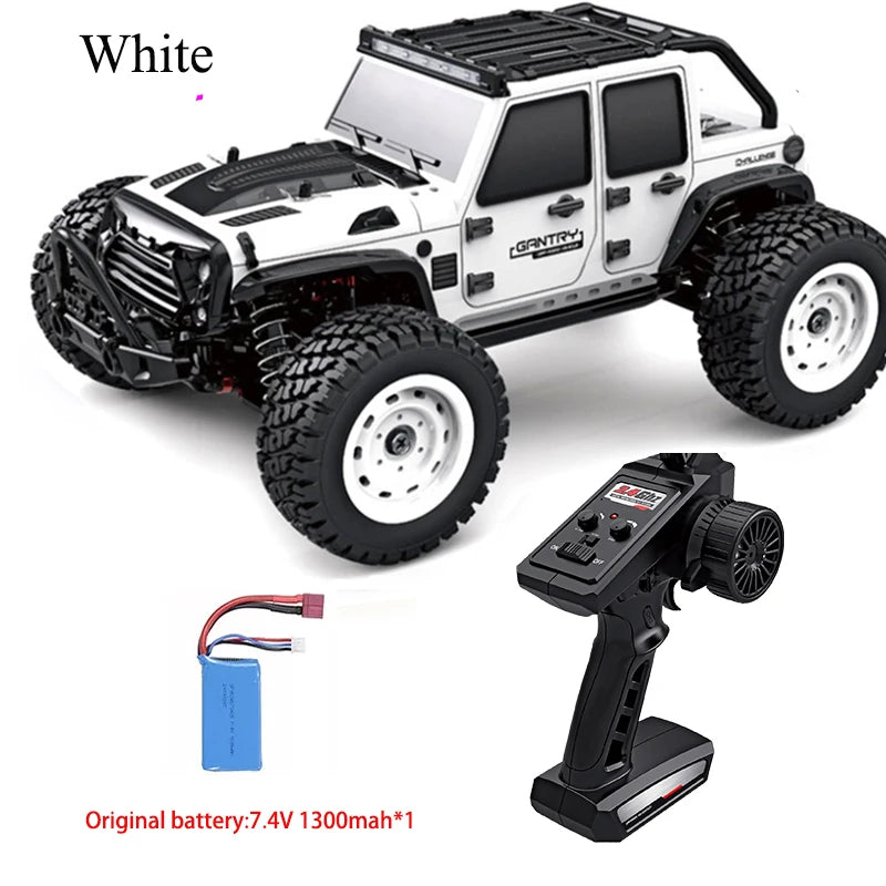 parkten RC Cars 2.4G 50 KM/H High Speed Racing With LED 4WD Drift Remote Control Off-Road 4x4 Truck Toys for Adults And Kids