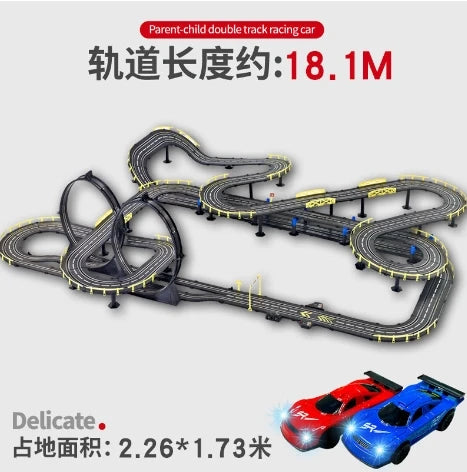 Hot selling electric remote-controlled track racing toys for large-scale track competitions 8-10 parent-child interactive toys