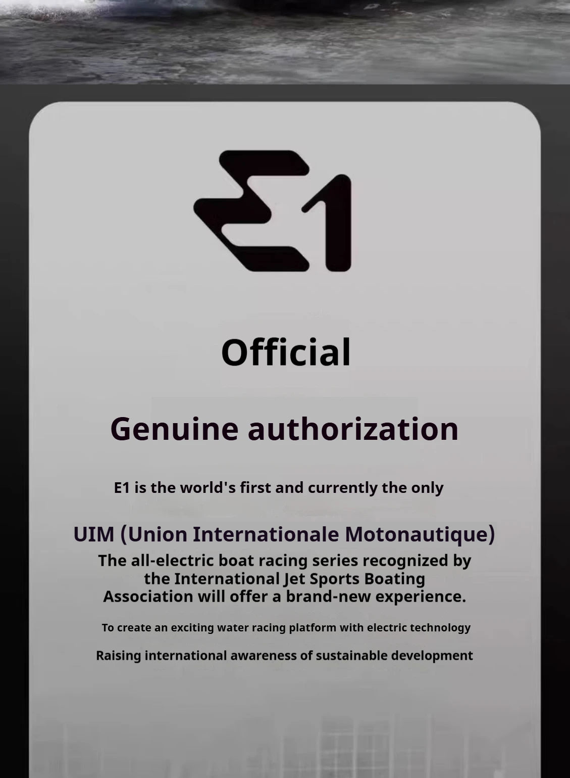 E1 Racebird Professional RC Remote Control Electric Boat High-Speed Water-Cooled Motor Hydrofoil Model Toy for Water Sports
