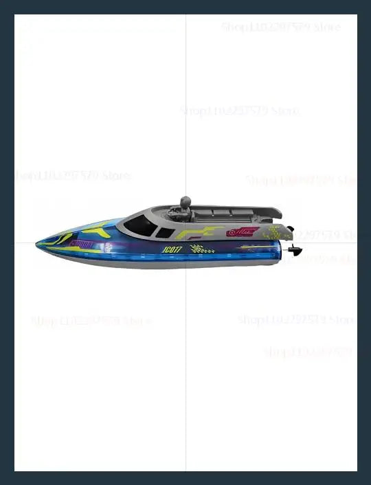 2025 JC017 RC Boat High Speed 2.4GHz Waterproof Electric Racing Toy 15 km/h Remote Control Boat for Boys Kids Teen Gift