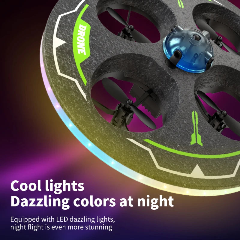 RC Drone with Camera Foam UAV Ufo Intelligent Obstacle Avoidance Aerial Aircraft Mini Helicopter Dron Toys for Kids Christmas