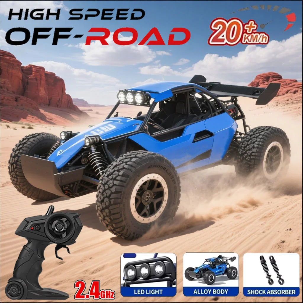 RC Cars 1:16 Remote Control Off-Road Car 2WD High Speed 20Km/h Climbing All Terrains Electric Toy Off Road RC Car Vehicle Trucks