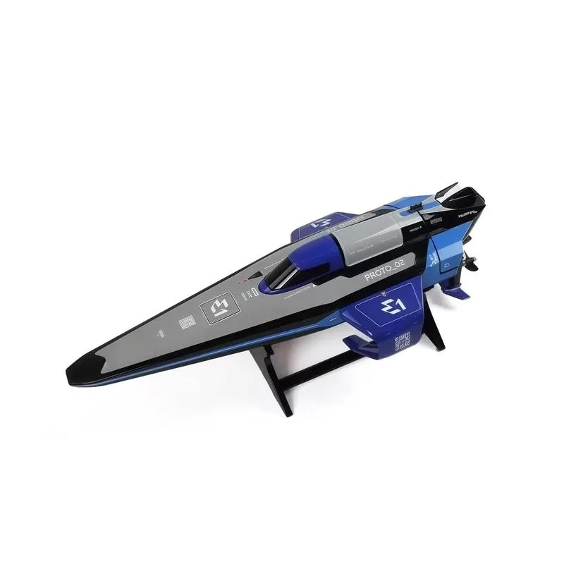 E1 Racebird Professional RC Remote Control Electric Boat High-Speed Water-Cooled Motor Hydrofoil Model Toy for Water Sports