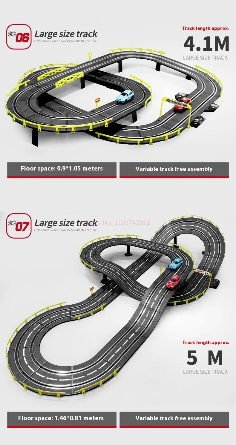 Hot selling electric remote-controlled track racing toys for large-scale track competitions 8-10 parent-child interactive toys