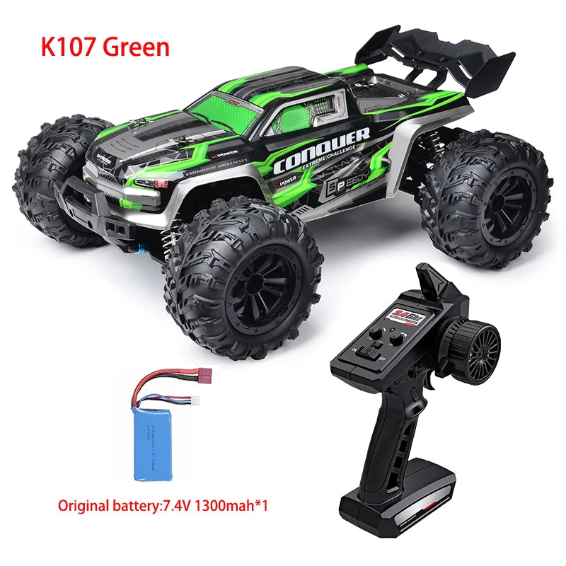 parkten RC Cars 2.4G 50 KM/H High Speed Racing With LED 4WD Drift Remote Control Off-Road 4x4 Truck Toys for Adults And Kids