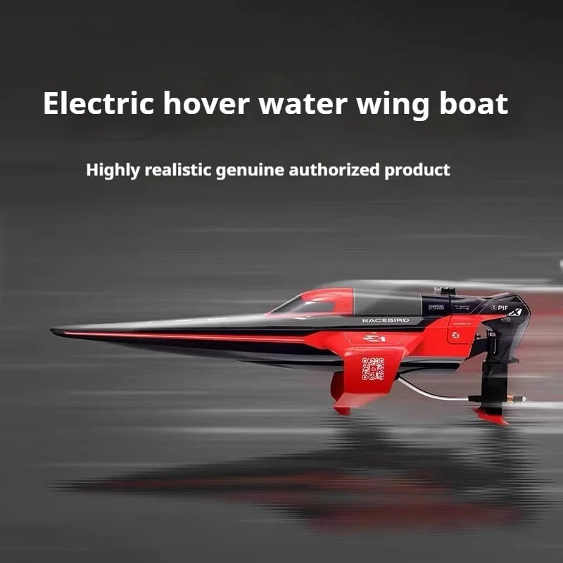 E1 Racebird Professional RC Remote Control Electric Boat High-Speed Water-Cooled Motor Hydrofoil Model Toy for Water Sports