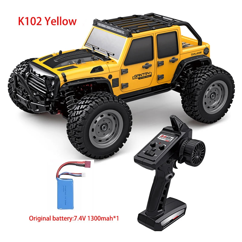 parkten RC Cars 2.4G 50 KM/H High Speed Racing With LED 4WD Drift Remote Control Off-Road 4x4 Truck Toys for Adults And Kids