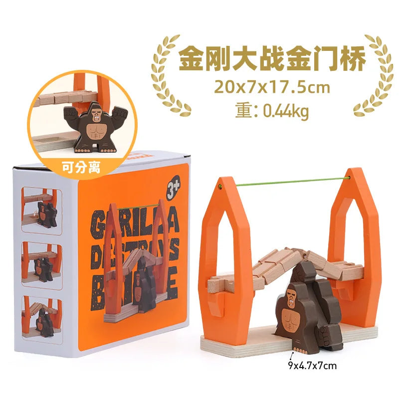 Wooden Train Tracks Accessories set Wood Railway Tracks Wooden Bridge Tunnel fit for Wood Tracks Toys Educational Toys