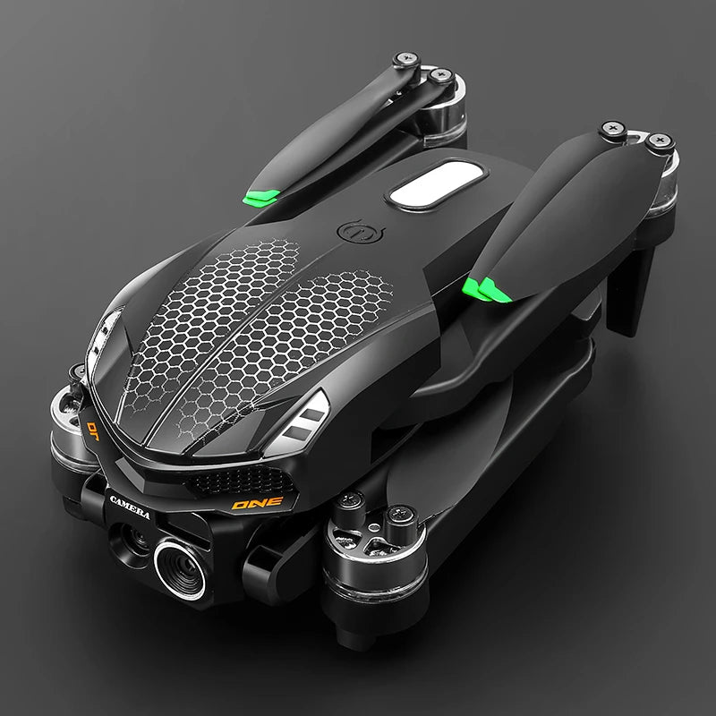 2025 S168 RC Drone 2.4inch Screen Brushless Motor 8K HD Dual Cameras Optical Flow Positioning Intelligent Avoidance Aircraft Toy