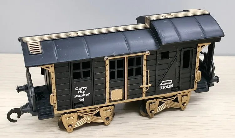Classical Electric Train Track Set Spray Steam Train with Sound Simulated Locomotive Train Kit Retro Model Kids Boys Gift