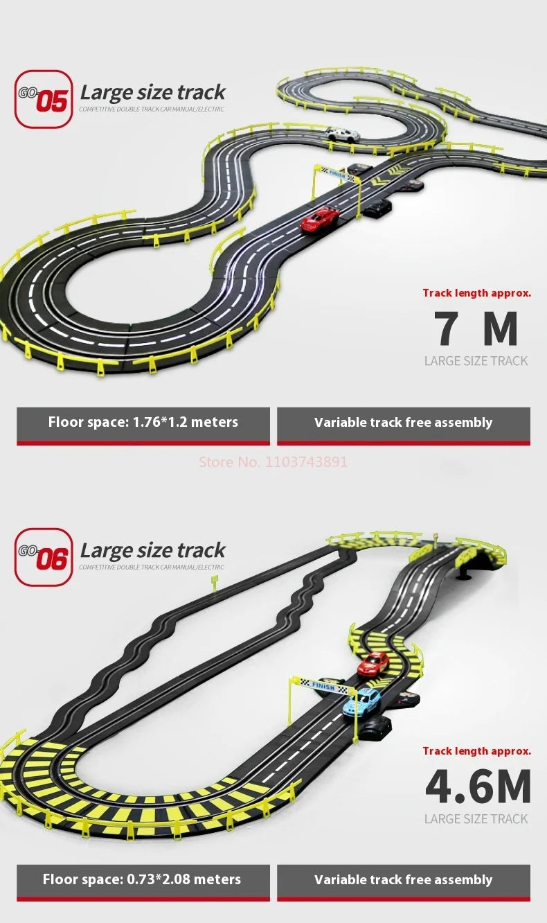 Hot selling electric remote-controlled track racing toys for large-scale track competitions 8-10 parent-child interactive toys