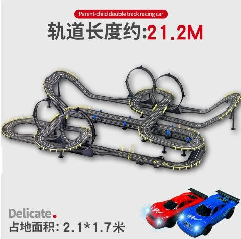 Hot selling electric remote-controlled track racing toys for large-scale track competitions 8-10 parent-child interactive toys