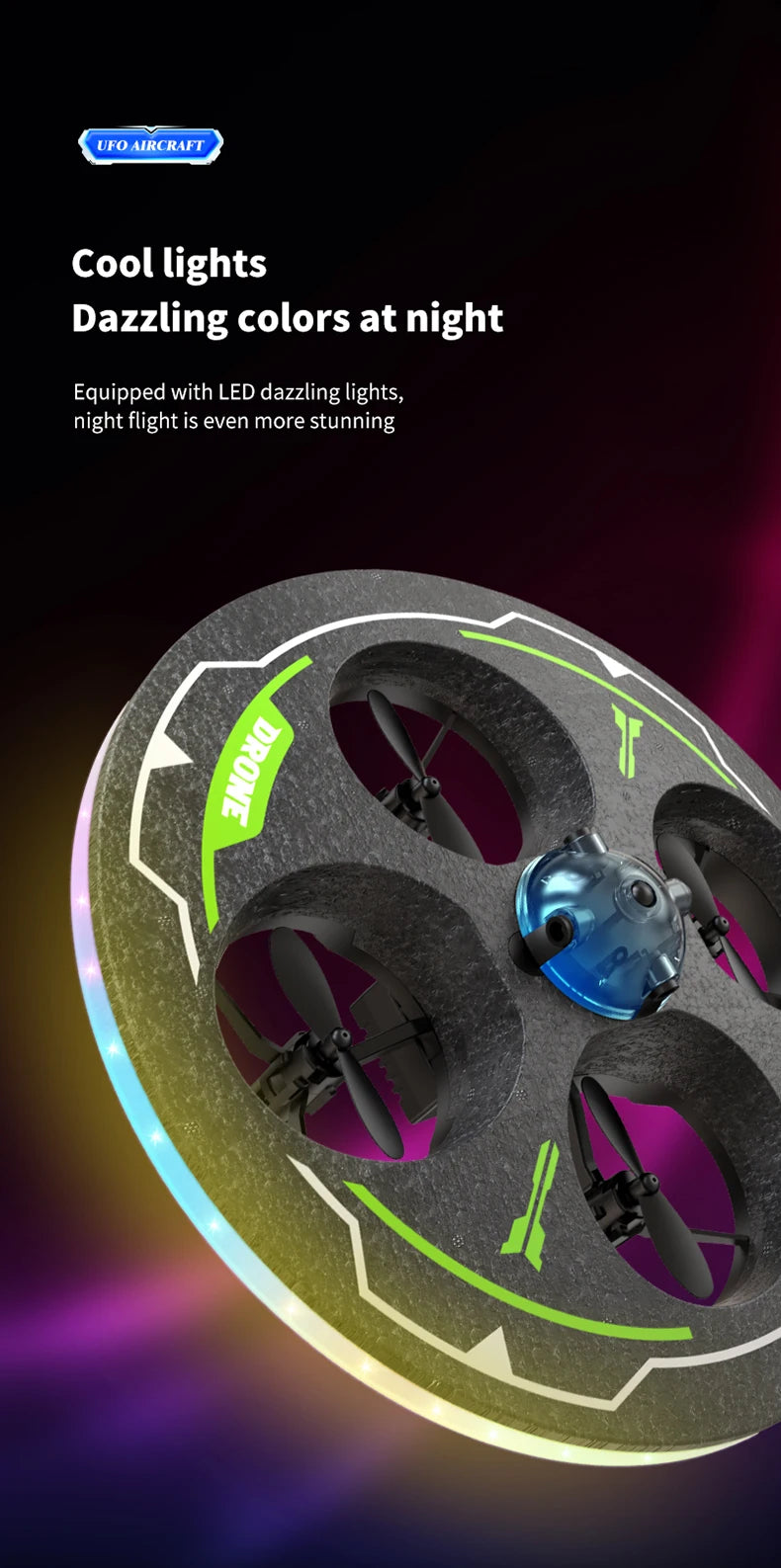 RC Drone with Camera Foam UAV Ufo Intelligent Obstacle Avoidance Aerial Aircraft Mini Helicopter Dron Toys for Kids Christmas