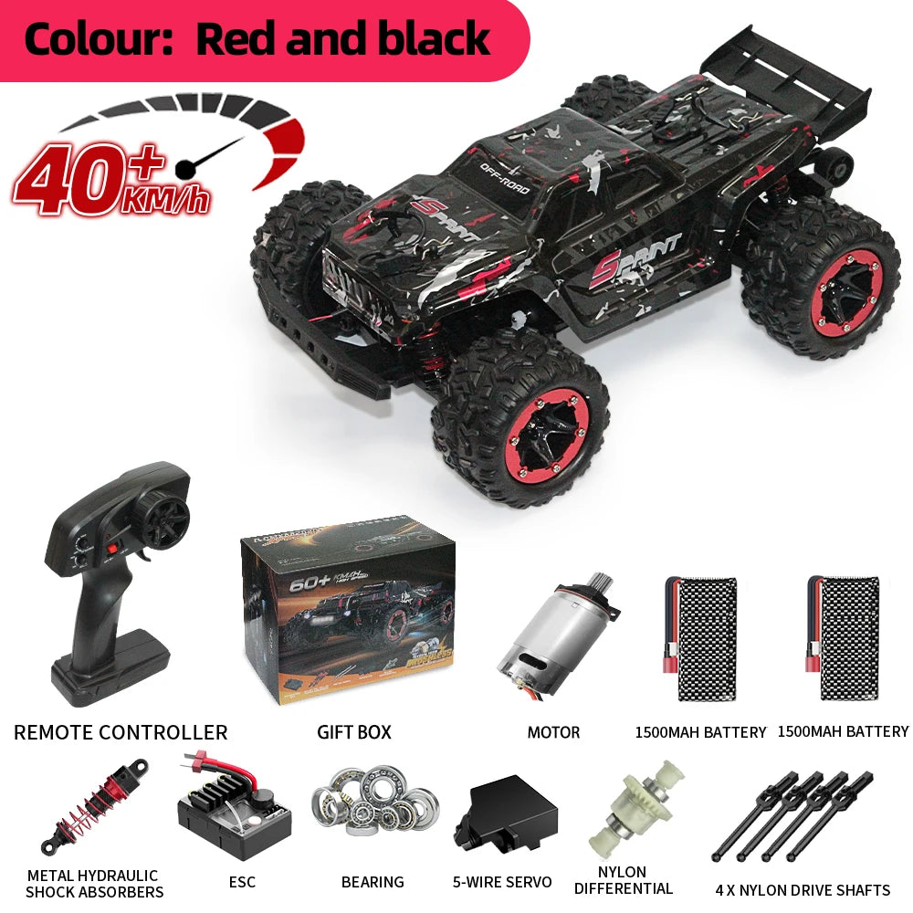 remote control car Four-wheel drive high-speed car 60km/h off-road remote cars Suitable for adults or children over 14 years old
