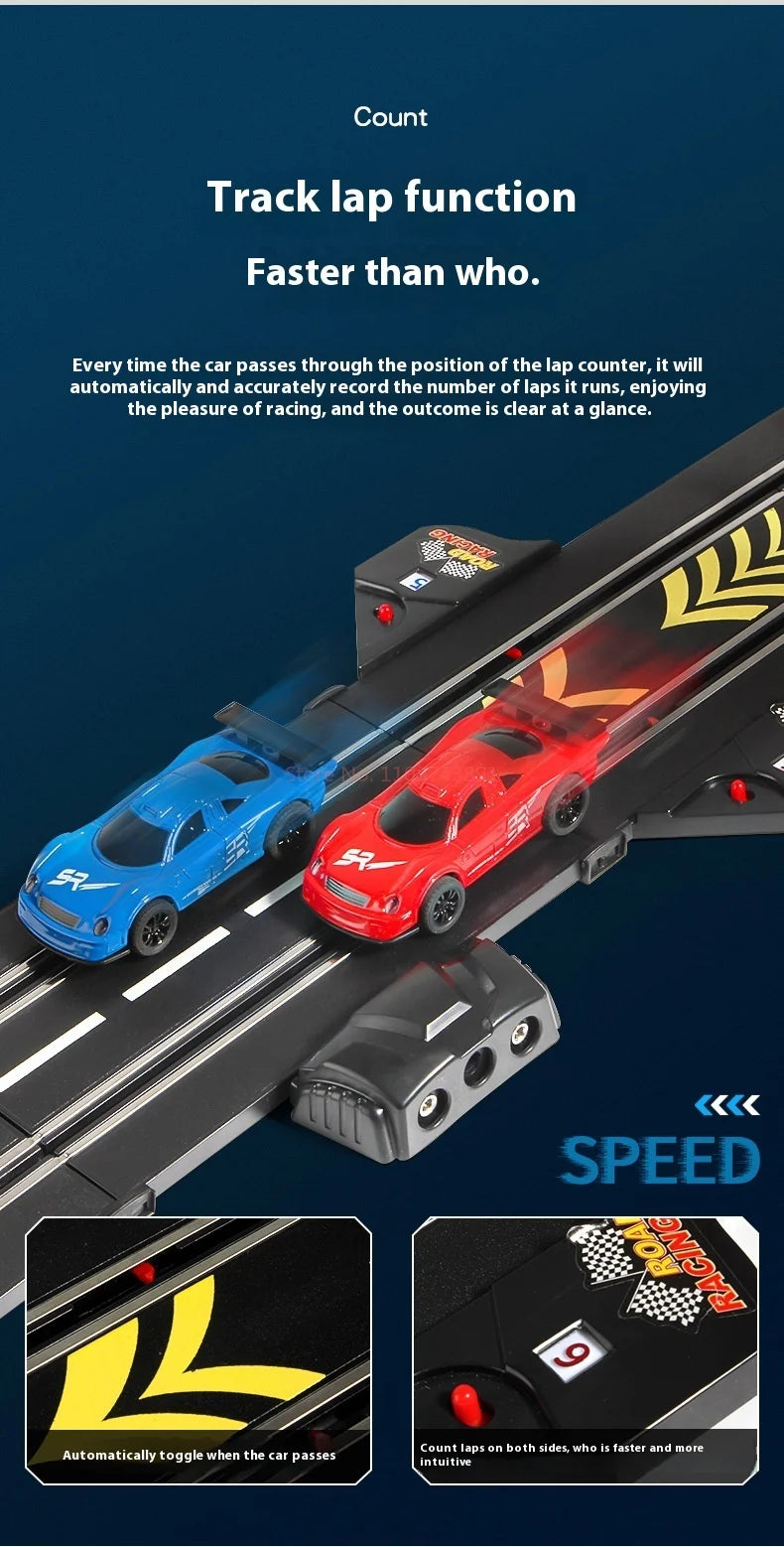 Hot selling electric remote-controlled track racing toys for large-scale track competitions 8-10 parent-child interactive toys