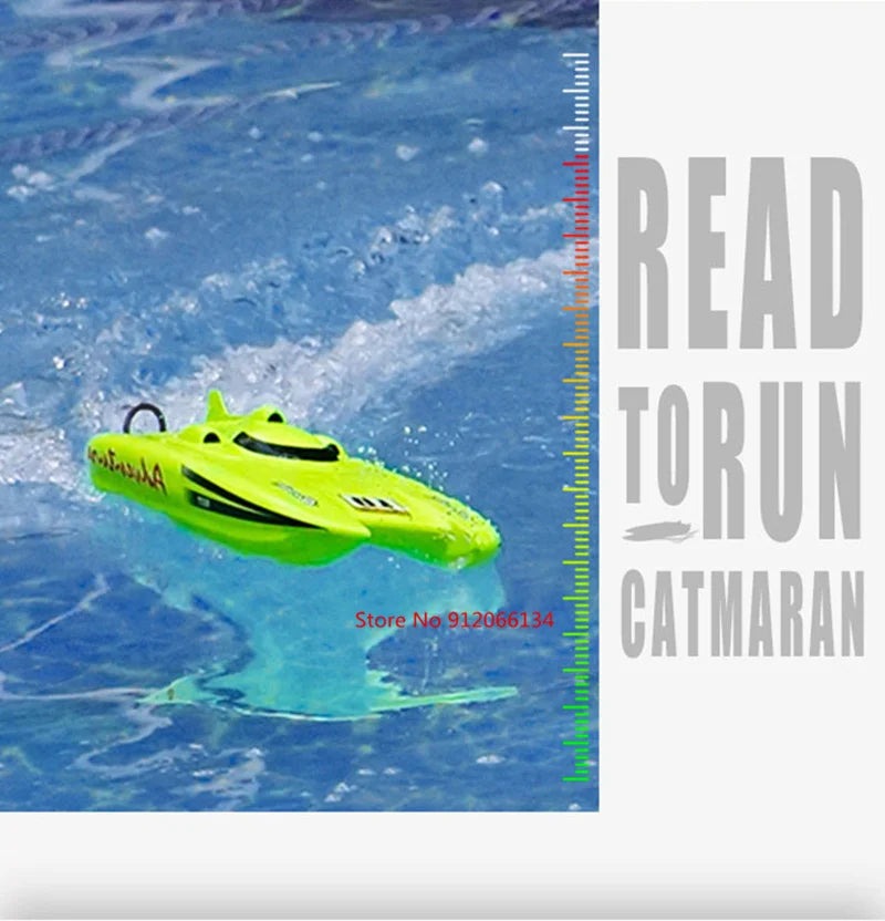 40KM/H Electric High Speed RC Speedboat 53CM Large Two-way Navigation Anti-Collision 2.4G RC Racing Boat Waterproof  Water Game
