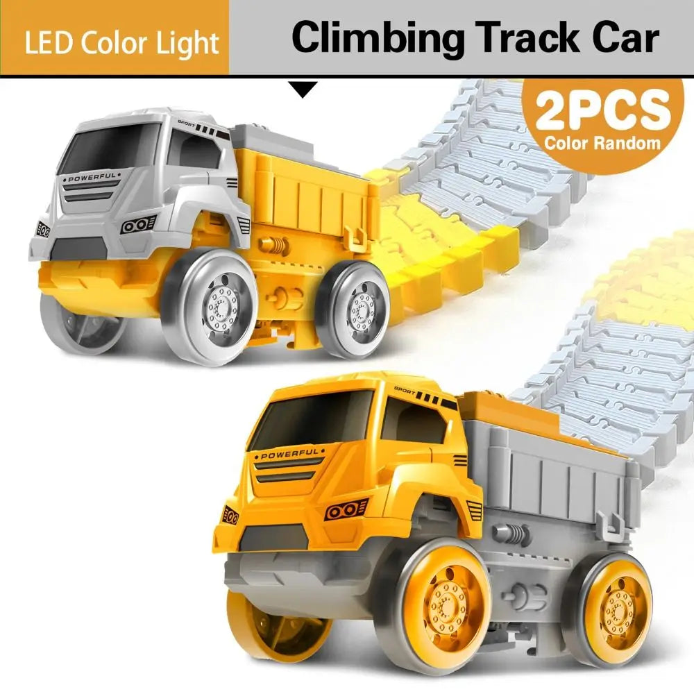 Climbing Track Track Car Train Toys Electric Railcar Puzzle Toys Electric Track Toy Mini Car Educational Kids Car Engineering