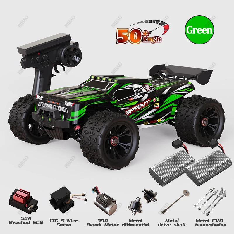 4WD 1:16 85KM/H Super Brushless 50KM/H Brushed RC Car 4x4 Off Road Remote Control High Speed Drift Racing Truck Toy Kids Adults