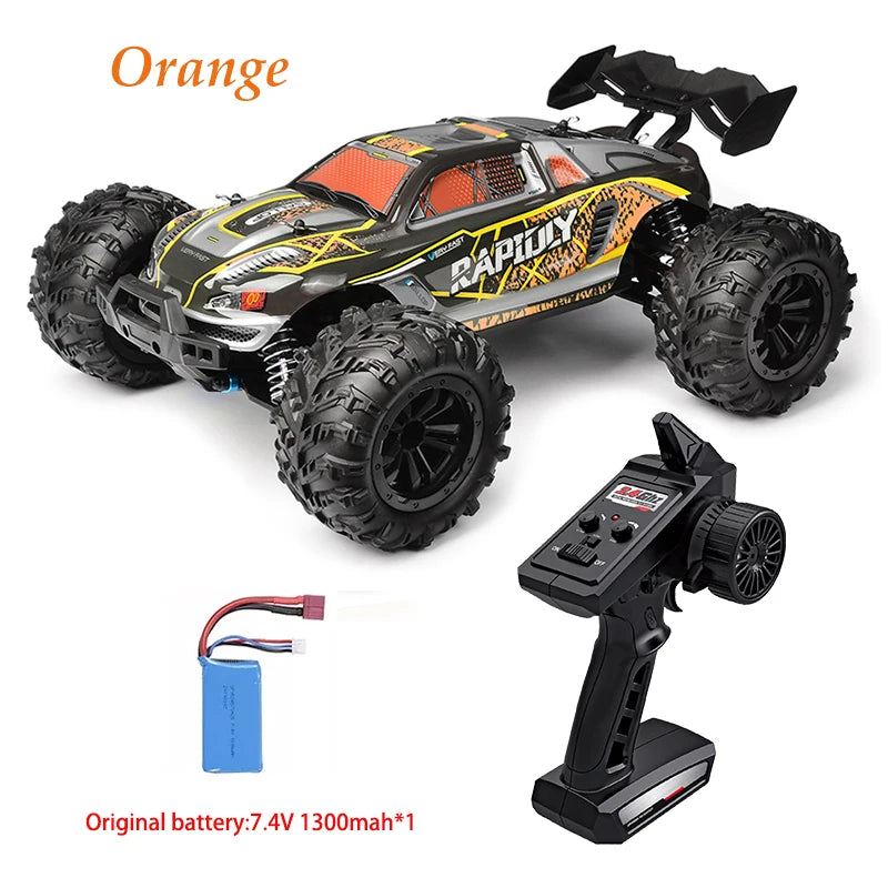 parkten RC Cars 2.4G 50 KM/H High Speed Racing With LED 4WD Drift Remote Control Off-Road 4x4 Truck Toys for Adults And Kids