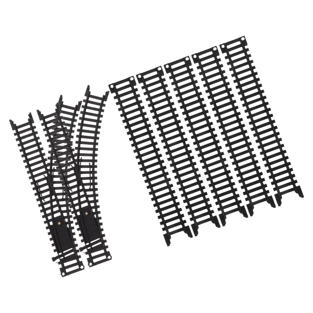 1 Set City Train Track Set Straight Tracks Road Building Toy Toy Train Plastic Train Track Model Railroad Tracks and Train Track