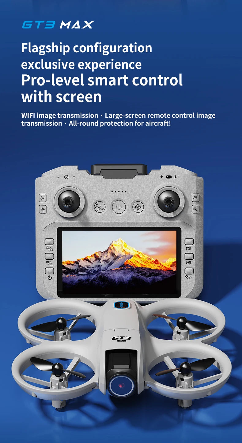 GT3 MAX Mini Drone 5G GPS Professional 8K HD Aerial Photography Remote Control Aircraft HD Dual Camera Quadcopter boy Toys Gifts