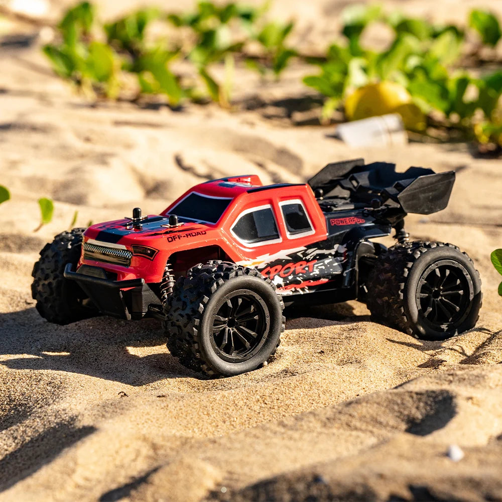 2.4G Remote Control Car with Light RC Vehicle RC Racing Car 20KM/H High Speed Off-Road Climbing Remote Control Toy Gift for Kids