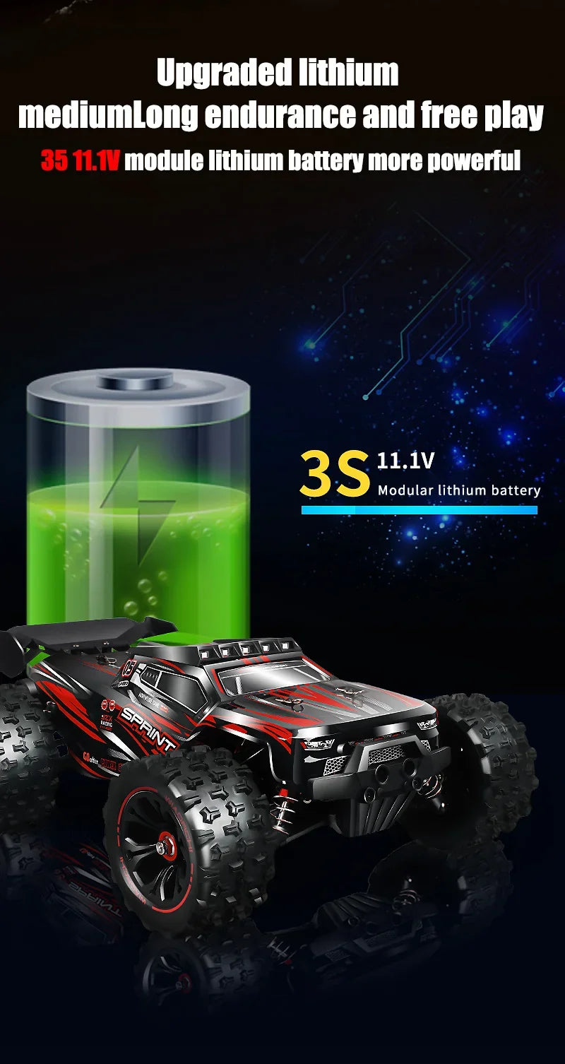 4WD 1:16 85KM/H Super Brushless 50KM/H Brushed RC Car 4x4 Off Road Remote Control High Speed Drift Racing Truck Toy Kids Adults