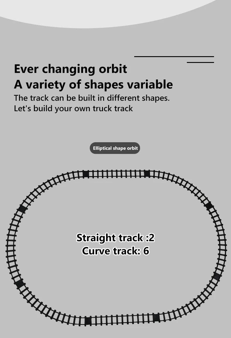 Classical Electric Train Track Set Spray Steam Train with Sound Simulated Locomotive Train Kit Retro Model Kids Boys Gift