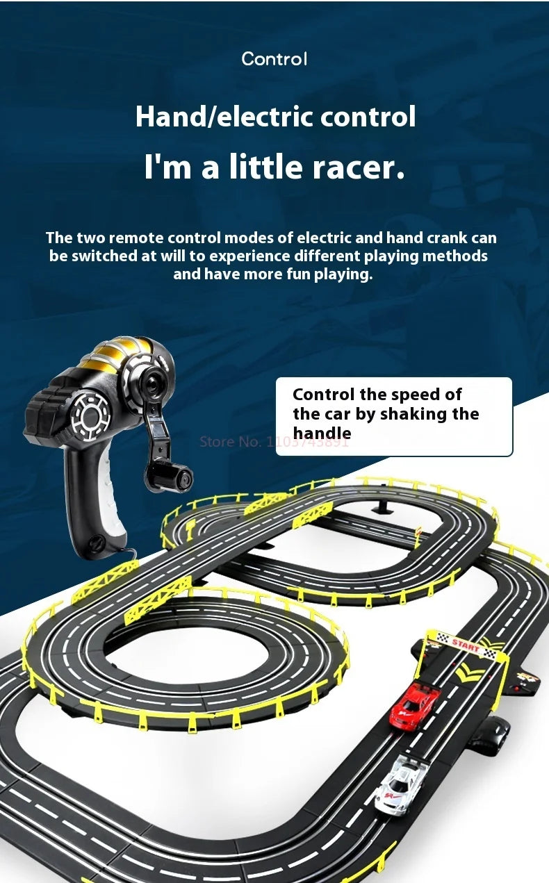 Hot selling electric remote-controlled track racing toys for large-scale track competitions 8-10 parent-child interactive toys