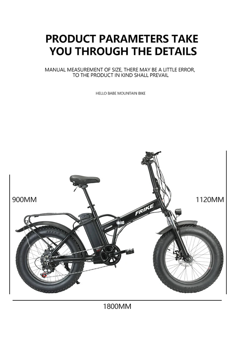 20 inches 36 volts 48 volts, electric mountain bike, electric wide tire bike, electric folding bike, road off road