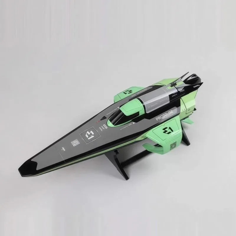 E1 Racebird Professional RC Remote Control Electric Boat High-Speed Water-Cooled Motor Hydrofoil Model Toy for Water Sports