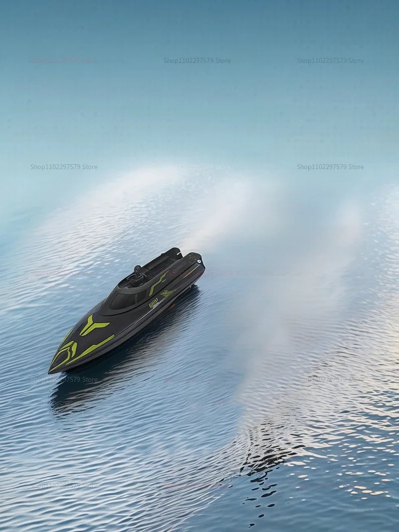 2025 JC017 RC Boat High Speed 2.4GHz Waterproof Electric Racing Toy 15 km/h Remote Control Boat for Boys Kids Teen Gift